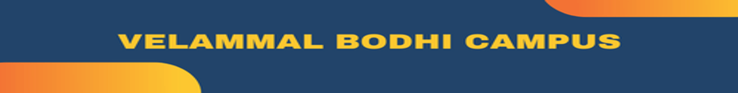 Velammal Bodhi Campus Pandalur: Courses & Fees 2026